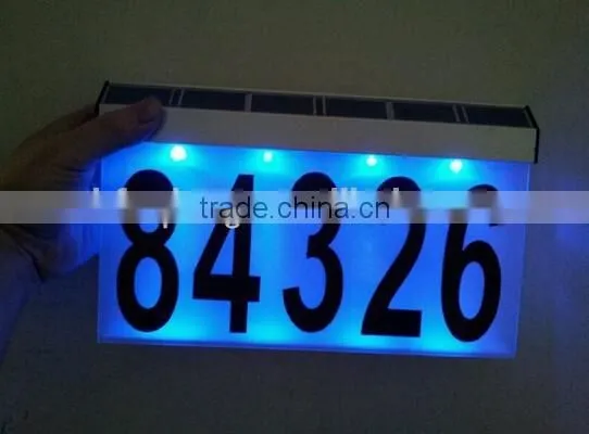 Led Solar House Number Plate Light for Sale photo-3