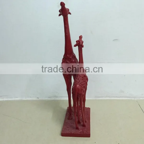 Polyresin Giraffe Sculpture Statue photo-3