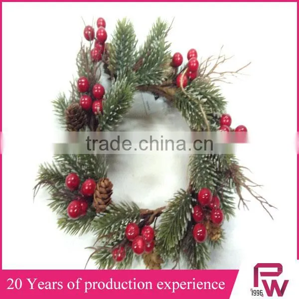 Factory Direct Sales Artificial Flower Candle Rings for Home Decoration photo-6