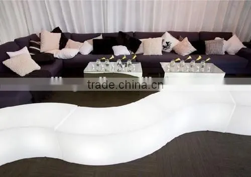 Fashionable Design LED Bar Furniture Snake Bench for Decoration photo-5