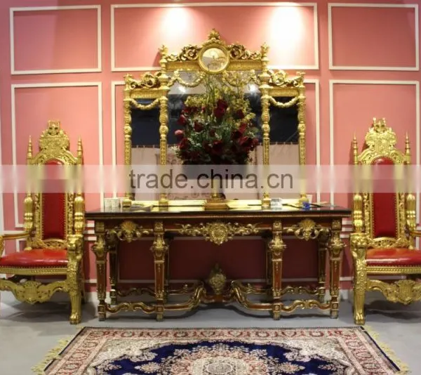 Luxurious Large Size Console Table With Black Marble photo-3