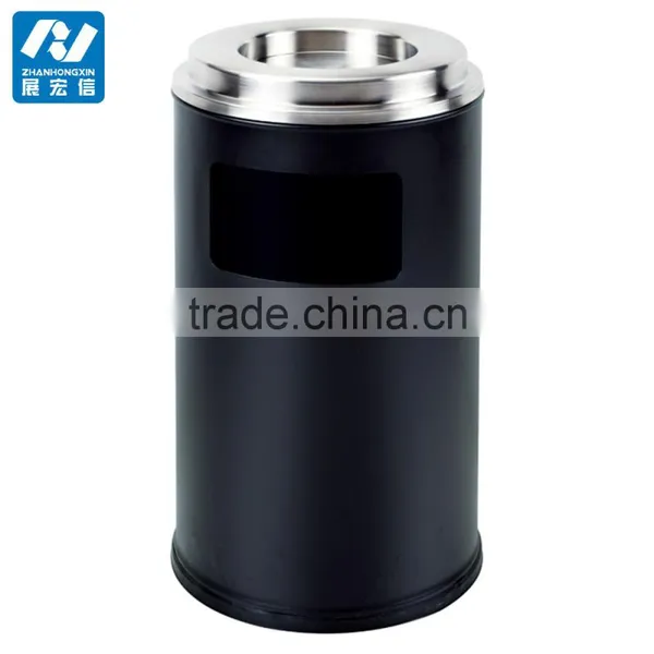 Outdoor Stand Publicity Litter Bin With Ashtray photo-2