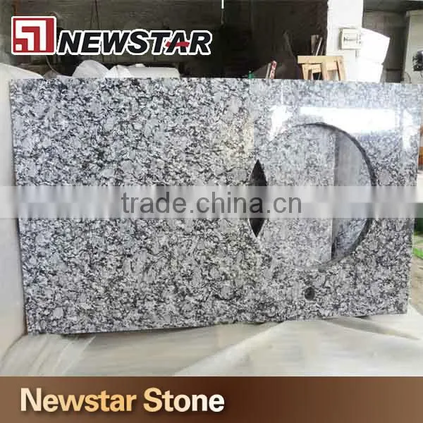 Newstar Bathroom Double Sink Countertops Granite Vanity Tops photo-4