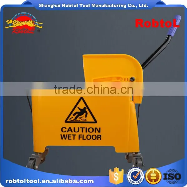24L Mop Bucket With Wringer Side Press Plastic photo-5