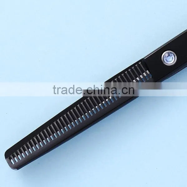 CS-6540VB 6.5inch 40teeth Black Teflon Coated Pet Thinning Dog Grooming Scissors photo-2