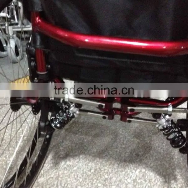 China Supplier Rehabilitation Therapy Supplies Ourdoor Lightweight Manual Sports Leisure&sports Wheelchair TOPMEDI photo-2
