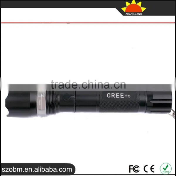 Wholesale High Quality SS-911 XM-L T6 LED 5-Mode Rechargeable Focus Zoomable Flashlight photo-2