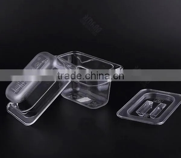 All Size 1/3 6.5-20cm Depth Plastic GN PAN / Food Serving Gastronorm Container for Cooking or Storage photo-3