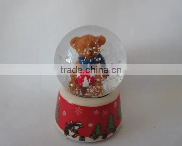 Crystal Balls Dollarma One Dollar Cheapest XMS Christamas Bear Deer Santa SnowFlake Glass 156054-15059 photo-6