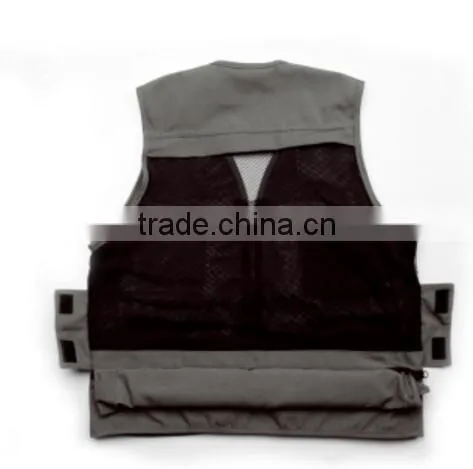 High Quality Breathable Custom Multi Pocket Fishing Vest Wholesale From China photo-3