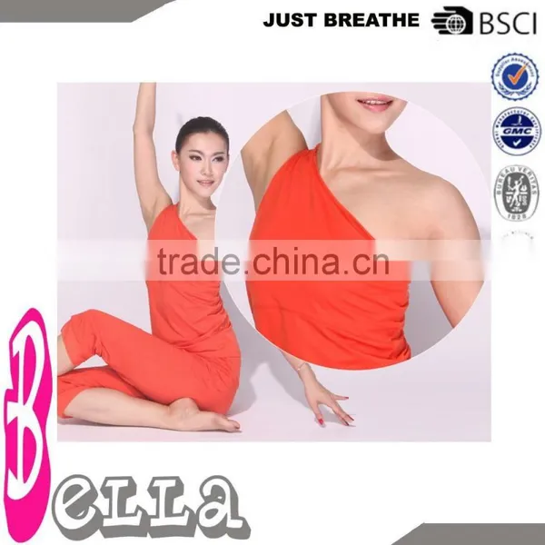 2015 Orange Neon Color, New Fashion Ladies Leggings Fitness With Oem Top