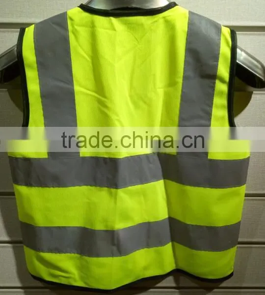 High Visibility Traffic Yellow Safety Vest for Kids photo-3