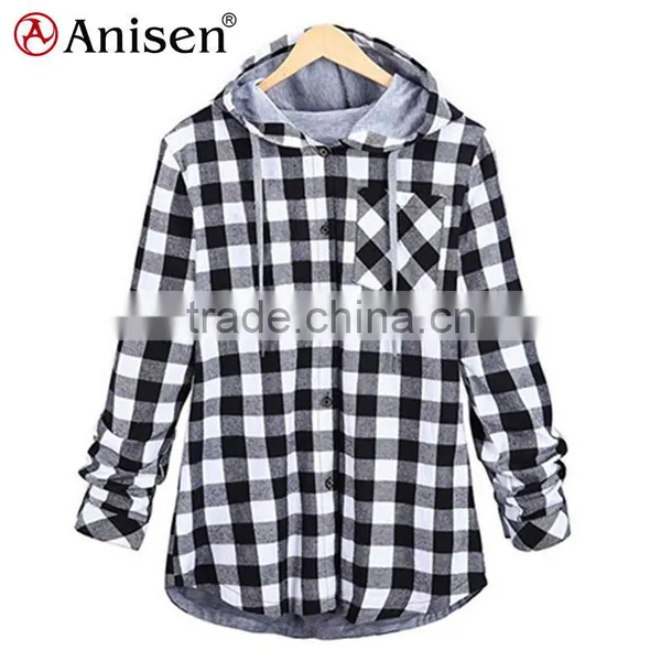 Wholesale China Fleece Women Plaids Jacket photo-3