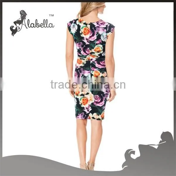 Long Sleeve Maternity Daily Wear Pregnant Dress photo-2