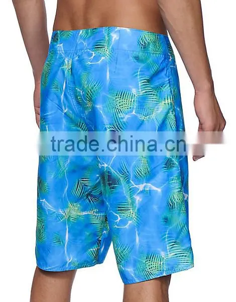 Mens Splash Wave Print Custom Board Shorts photo-2