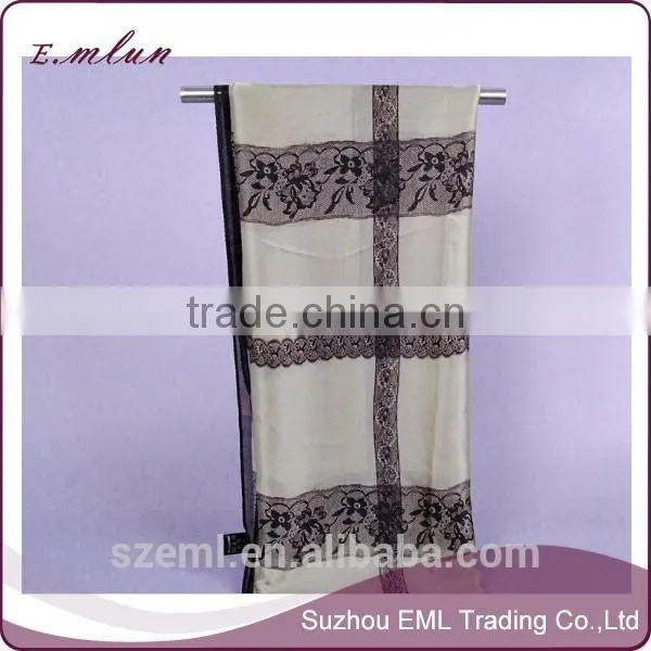 Wholesale Fashion Ladies Handmade Silk Shawl/100% Silk Scarf/infinity Scarf photo-3