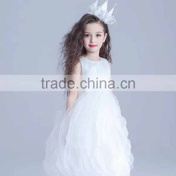 Children Summer Frock Girl Fashion Dresses for Party Stripes Ruffle Designs Dress photo-4