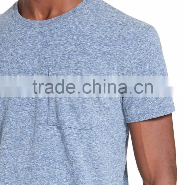 Heathered Look Crew Neck T-shirt With Custom Logo photo-4