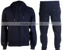 Black Cotton Fleece Track Suits, Jogging Wear photo-2