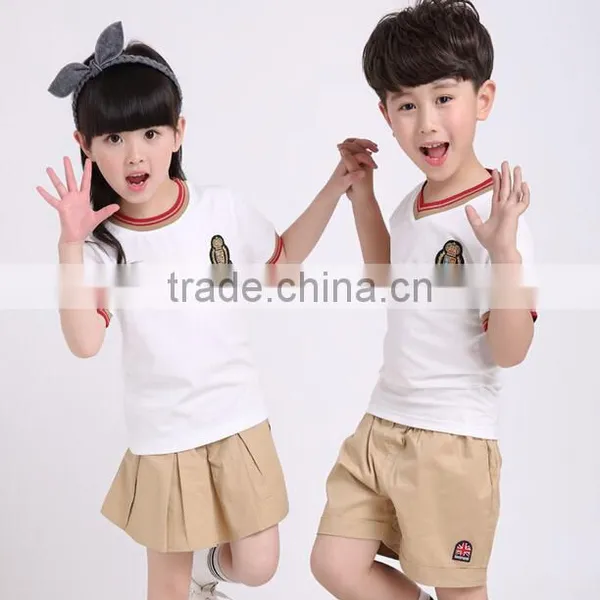 Custom OEM Design New Style Kids Khaki Shorts School Uniforms in Public Schools photo-5