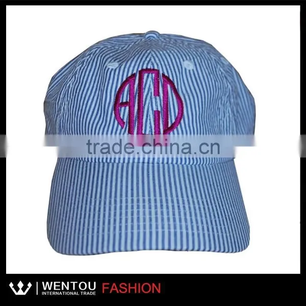 Wholesale Hot Sale Seersucker Promotional Baseball Cap photo-3