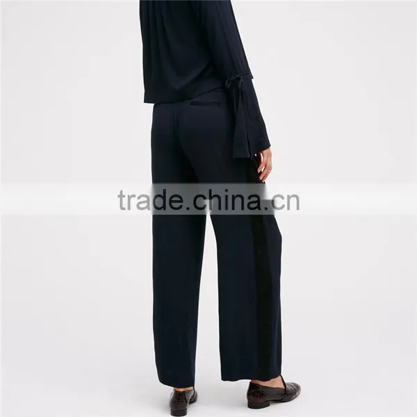 Shibuya Soft Women Chiffon Dress Pants Ladies Pants Sets photo-2