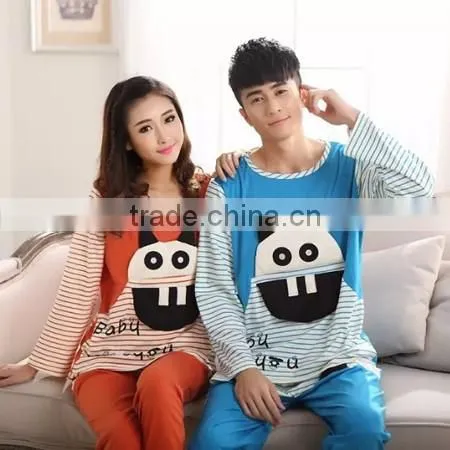 2015 Wholesale Leisure Couple Winter Pajamas photo-3