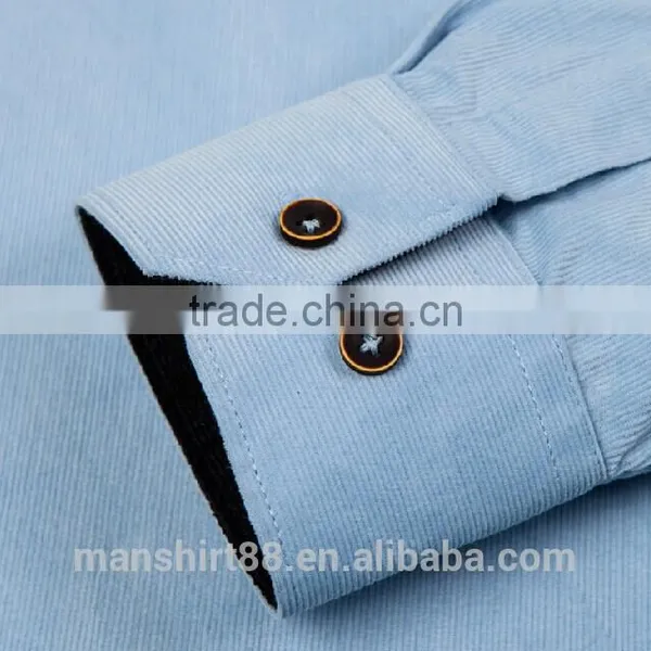 Denim Fabric Men Shirts Long Sleeve Shirts photo-3