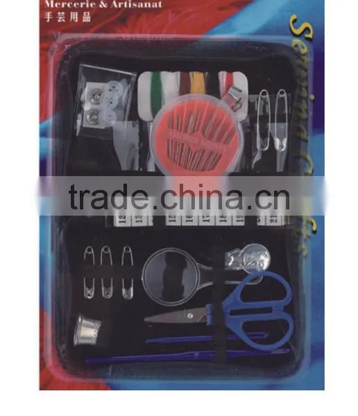 D&D Sewing Kit With Thread/ Needles/Thimble/Buttons/ Snap Fasteners/safety pins/threader/tape measure