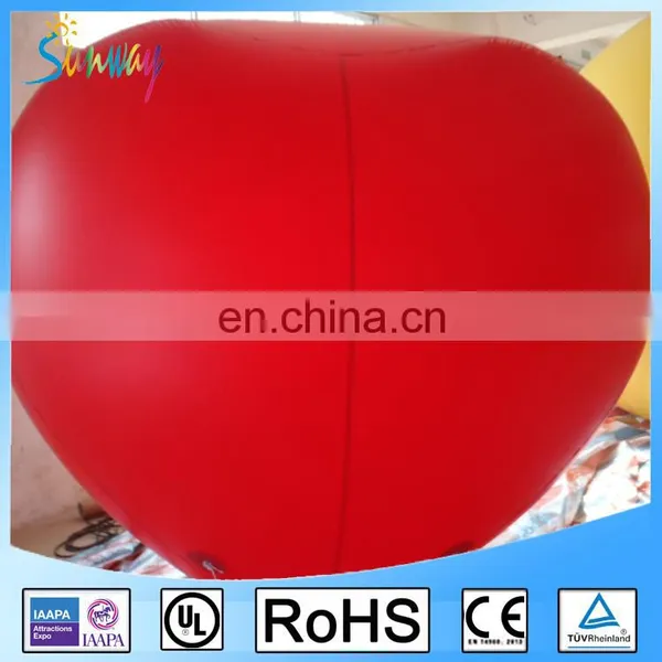 Giant Inflatable Red Heart Shape Balloon Custom Advertising Helium Balloon photo-5