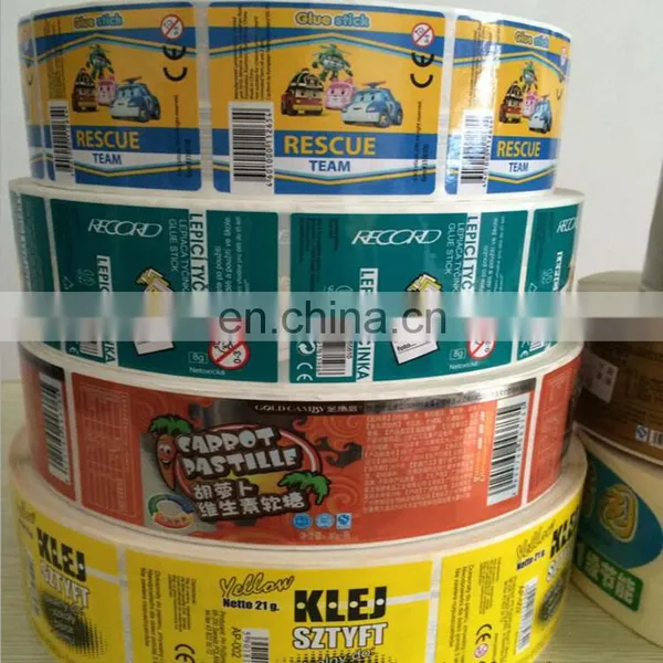 Factory Supply Customized Colorful Adhesive Label /packaging Vinyl Sticker Roll photo-3