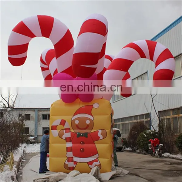 Airblowing Giant Inflatable Christmas Decorations,/inflatable Christmas Candy Stick photo-5