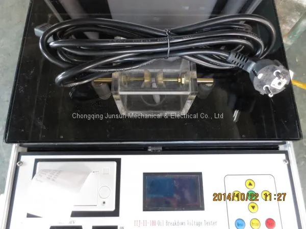 IEC 60156 Insulating Oil Breakdown Voltage Tester, Dielectric Oil Dielectric Strength Testing Unit