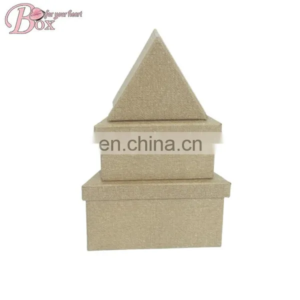 Triangle Gift Toys Cardboard Box Storage Organizer photo-5