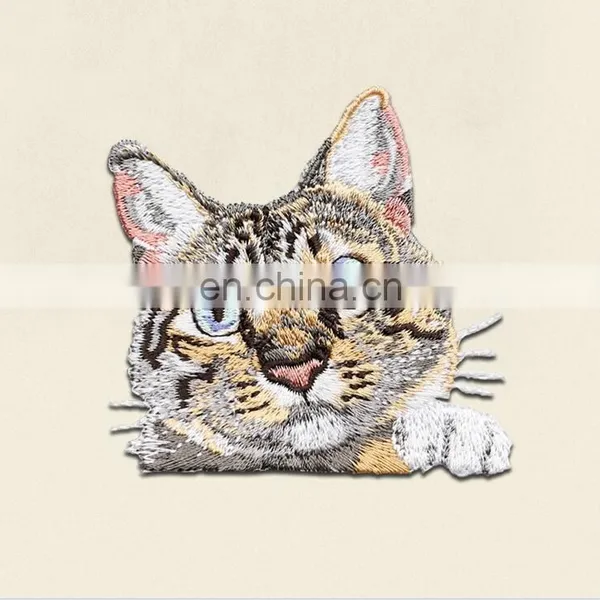 Custom 3d Logo Design Animal Sew on Embroidery Patches photo-4