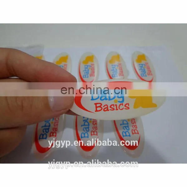 New Arrival Factory Directly Customized Full Color Printed Epoxy Dome Sticker