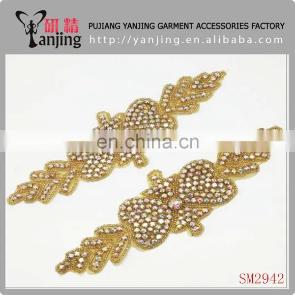 Professional Factory China New Design Rhinestone Wedding Garment Accessories Beads photo-3