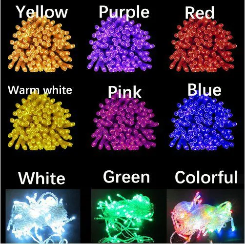 10M 100 LED Fairy String Light Garland Christmas Light IP65 Waterproof Holiday Wedding Party Decoration AC110 / 220V photo-5
