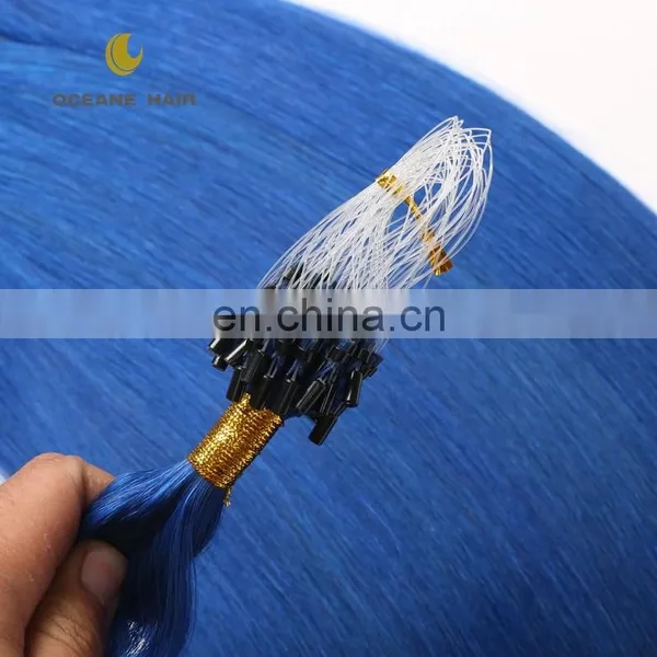 Double Drawn Human Hair Micro Loop Ring Hair Extensions