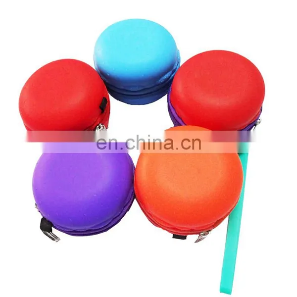 Round Mini Coin Bag Promotions Portable Silicone Change Key Purse Custom Wallet photo-7
