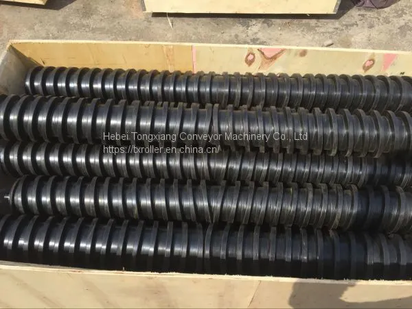 Rubber Spiral Return Roller Idler Rodillos photo-2