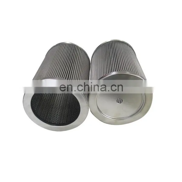 10 Micron 304 Stainless Steel Wire Mesh Pleated Custom Oil Hydraulic Filter photo-4