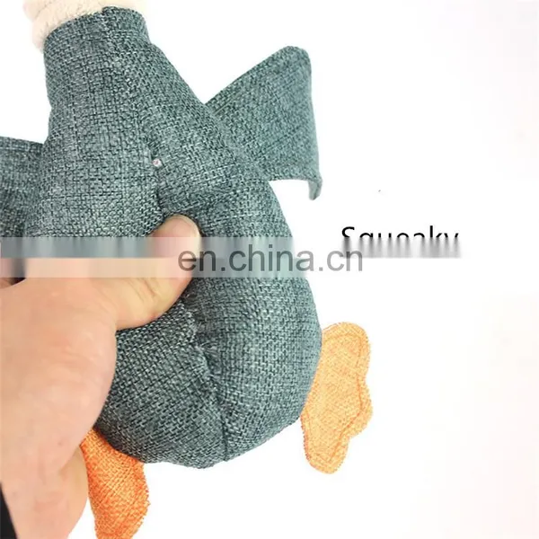 Hot Selling Durable Wild Goose Squeaky Interactive Canvas Dog Toy photo-4