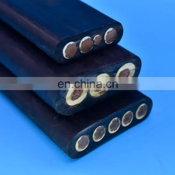 Rubber Sheathed Flat Travelling Cable TSCGEWOEU 6/10kv Bucket Wheel Machine Cable photo-2