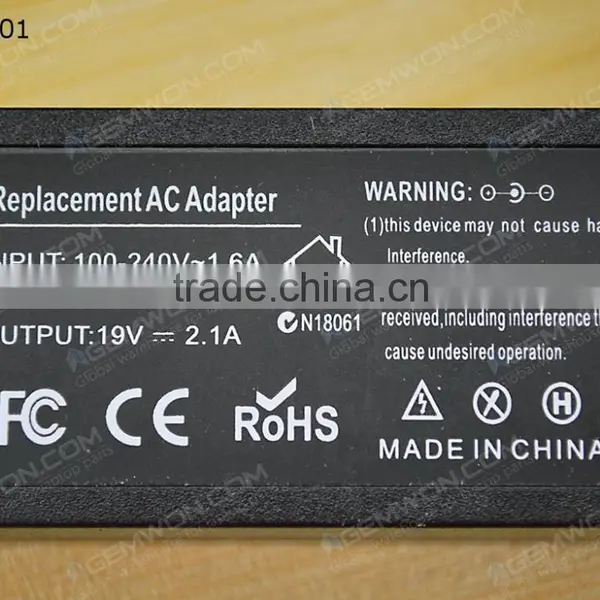High Copy Laptop AC Power Adapter for SAMSUNG 19V 2.1A 5.0*1.0*3.0mm 40W photo-3
