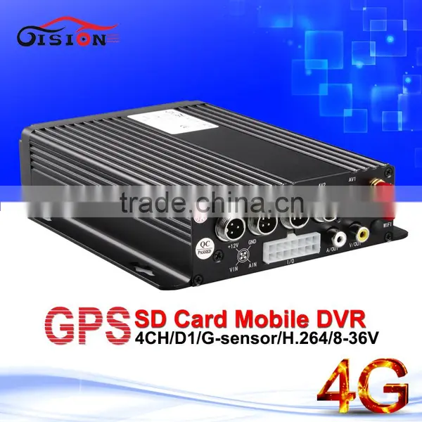CCTV Surveillance Systems 4G G-Sensor Real Time 4-channel Video Monitor Bus Taxi Car Mdvr Passenger Counter photo-2
