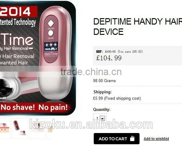 Japan Design Depitime Handy Hair Removal With Pattern,Hair Removal for Home Use photo-4