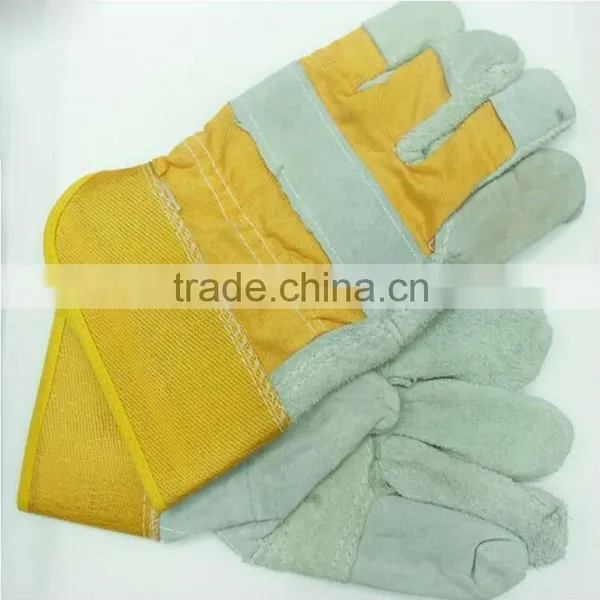 BC Grade Cow Split Leather Industrial Gloves Working Gloves With Good Price