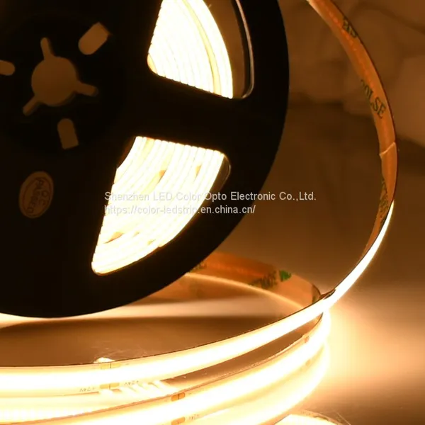 COB LED Strip 420 Leds/meter 5mm 8w/m 24v COB Shenzhen LED Strip Light White LED Strip photo-2