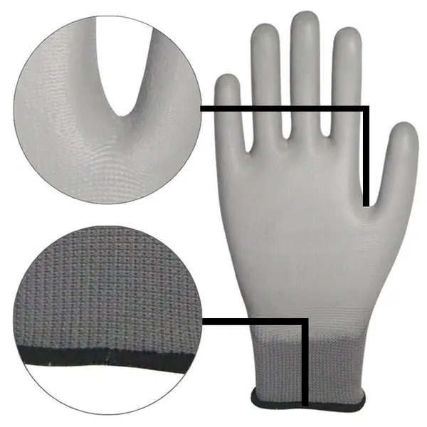 Guantes Recubiertos de PU Para la Construcción photo-5